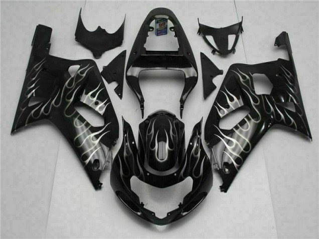 Kits Carenagem Suzuki GSXR 600 / 750 K1 K2 K3 2001-2003 - Preto Kits Carenagem Suzuki GSXR 600 / 750 K1 K2 K3 2001-2003 - Preto