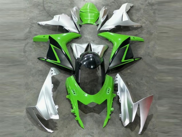 Kits Carenagem Suzuki GSXR 600 / 750 K11 2011-2021 - Verde Prata Kits Carenagem Suzuki GSXR 600 / 750 K11 2011-2021 - Verde Prata