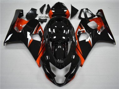 Kits Carenagem Suzuki GSXR 600 / 750 K4 2004-2005 - Laranja Preto