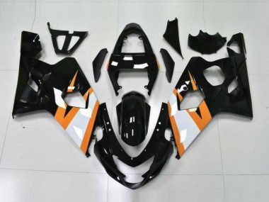 Kits Carenagem Suzuki GSXR 600 / 750 K4 2004-2005 - Laranja Preto