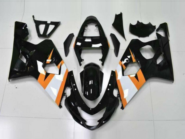 Kits Carenagem Suzuki GSXR 600 / 750 K4 2004-2005 - Laranja Preto Kits Carenagem Suzuki GSXR 600 / 750 K4 2004-2005 - Laranja Preto