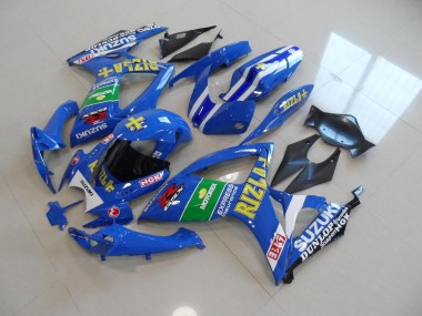 Kits Carenagem Suzuki GSXR 750 K6 2006-2007 - Azul Amarelo Rizla