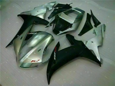 Kits Carenagem Yamaha R1 2002-2003 - Prata Preto