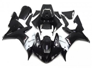 Kits Carenagem Yamaha R1 2002-2003 - Preto Branco