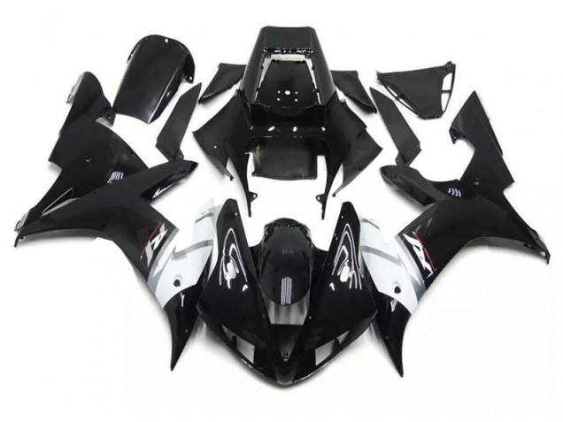 Kits Carenagem Yamaha R1 2002-2003 - Preto Branco Kits Carenagem Yamaha R1 2002-2003 - Preto Branco