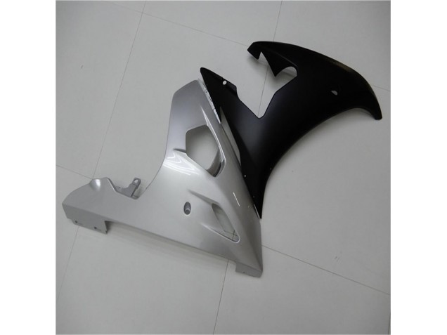 Kits Carenagem Yamaha R6 2003-2005 - Prata Preto Kits Carenagem Yamaha R6 2003-2005 - Prata Preto