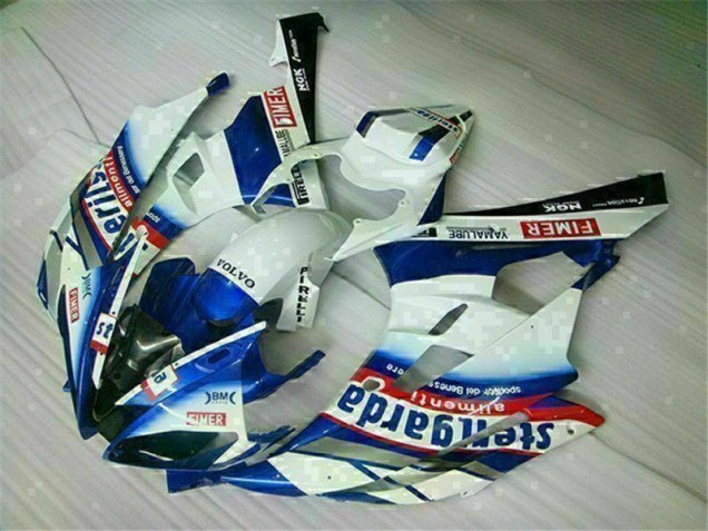Kits Carenagem Yamaha R6 2006-2007 - Branco Azul Kits Carenagem Yamaha R6 2006-2007 - Branco Azul