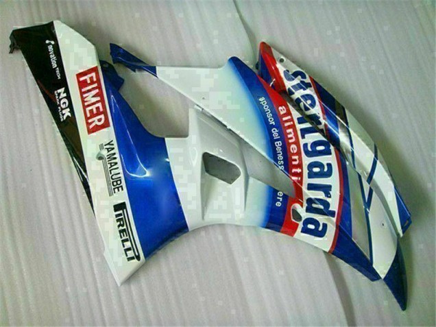 Kits Carenagem Yamaha R6 2006-2007 - Branco Azul Kits Carenagem Yamaha R6 2006-2007 - Branco Azul