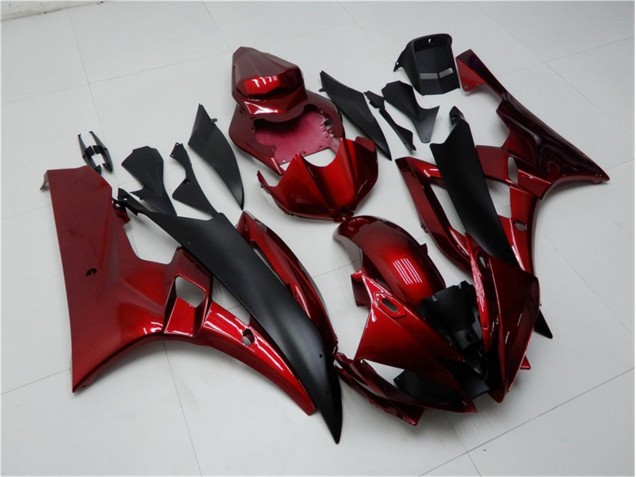 Kits Carenagem Yamaha R6 2006-2007 - Vermelho Preto Kits Carenagem Yamaha R6 2006-2007 - Vermelho Preto