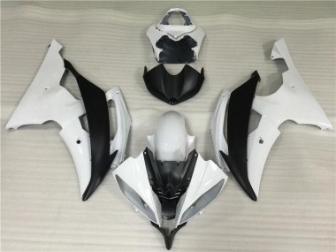 Kits Carenagem Yamaha R6 2008-2016 - Branco Preto