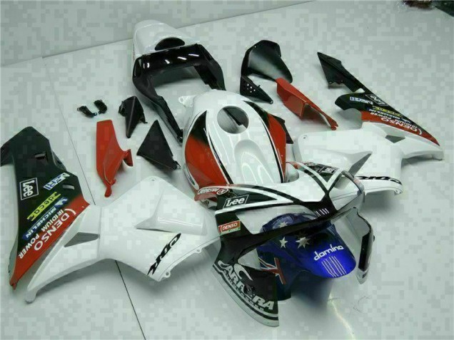 Kits Completo Carenagem Honda CBR 600RR 2003-2004 - Branco Azul Kits Completo Carenagem Honda CBR 600RR 2003-2004 - Branco Azul
