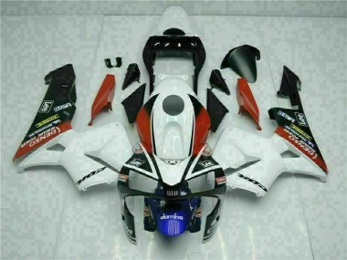 Kits Completo Carenagem Honda CBR 600RR 2003-2004 - Branco Azul
