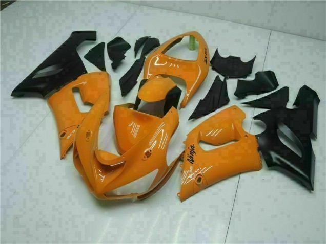 Kits Completo Carenagem Kawasaki ZX6R 2007-2008 - Laranja Kits Completo Carenagem Kawasaki ZX6R 2007-2008 - Laranja