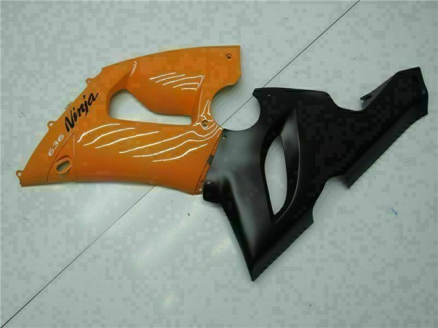 Kits Completo Carenagem Kawasaki ZX6R 2007-2008 - Laranja Kits Completo Carenagem Kawasaki ZX6R 2007-2008 - Laranja