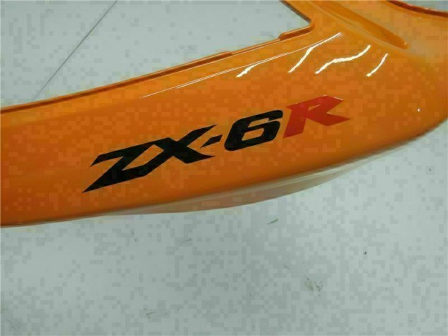 Kits Completo Carenagem Kawasaki ZX6R 2007-2008 - Laranja Kits Completo Carenagem Kawasaki ZX6R 2007-2008 - Laranja
