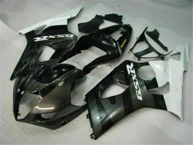 Kits Completo Carenagem Suzuki GSXR 1000 K3 2003-2004 - Branco Preto