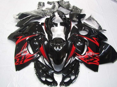 Kits Completo Carenagem Suzuki GSXR 1300 Hayabusa 2008-2019 - Preto Vermelho