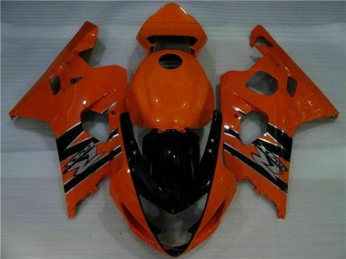 Kits Completo Carenagem Suzuki GSXR 600 / 750 K4 2004-2005 - Laranja Preto