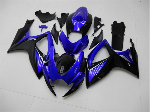 Kits Completo Carenagem Suzuki GSXR 600 / 750 K6 2006-2007 - Azul Preto Kits Completo Carenagem Suzuki GSXR 600 / 750 K6 2006-2007 - Azul Preto