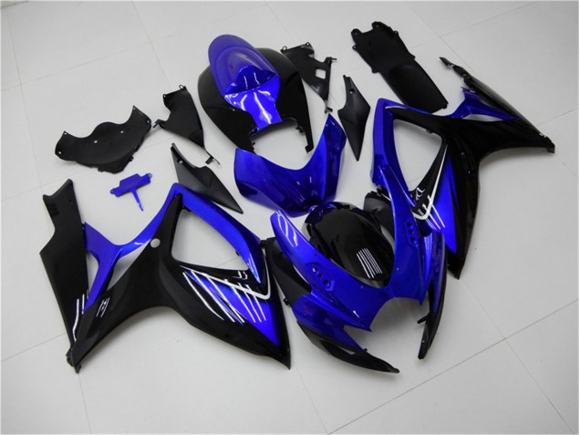 Kits Completo Carenagem Suzuki GSXR 600 / 750 K6 2006-2007 - Azul Preto Kits Completo Carenagem Suzuki GSXR 600 / 750 K6 2006-2007 - Azul Preto