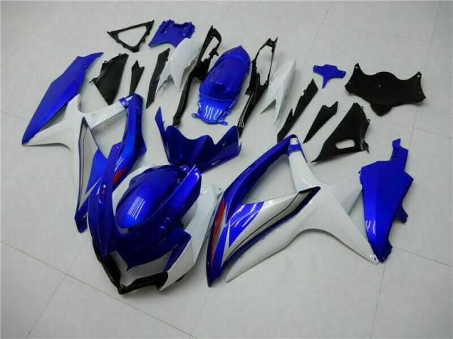 Kits Completo Carenagem Suzuki GSXR 600 / 750 K8 2008-2010 - Azul Branco Kits Completo Carenagem Suzuki GSXR 600 / 750 K8 2008-2010 - Azul Branco