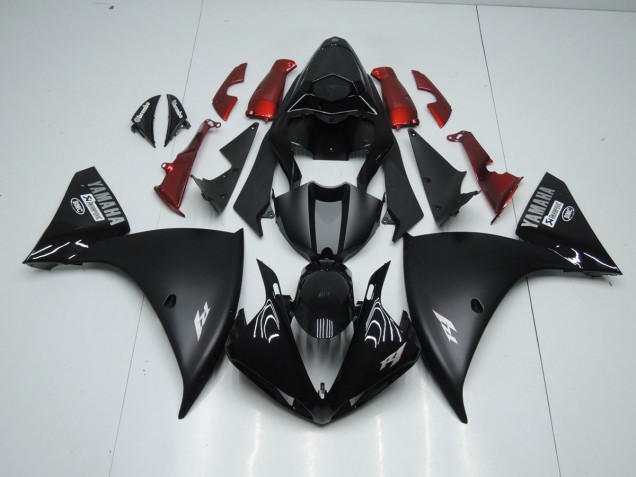Kits Completo Carenagem Yamaha R1 2009-2011 - Preto Fosco Kits Completo Carenagem Yamaha R1 2009-2011 - Preto Fosco