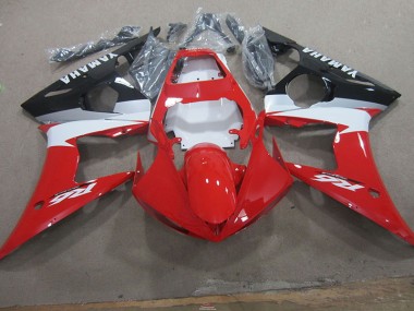 Kits Completo Carenagem Yamaha R6 2003-2005 - Vermelho Branco