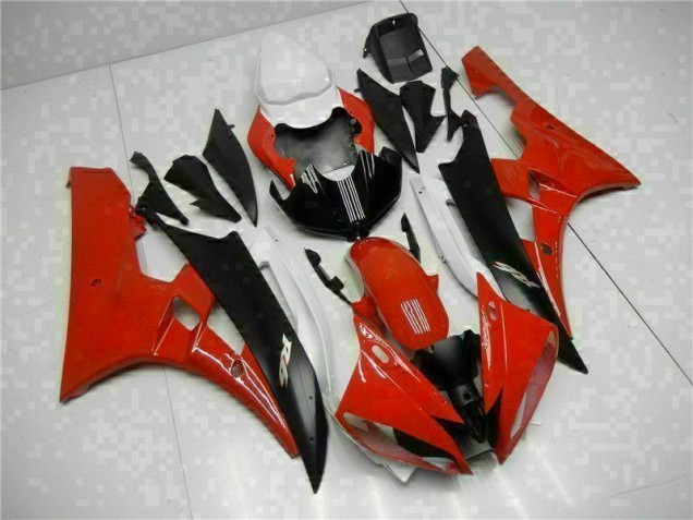 Kits Completo Carenagem Yamaha R6 2006-2007 - Vermelho Preto Kits Completo Carenagem Yamaha R6 2006-2007 - Vermelho Preto