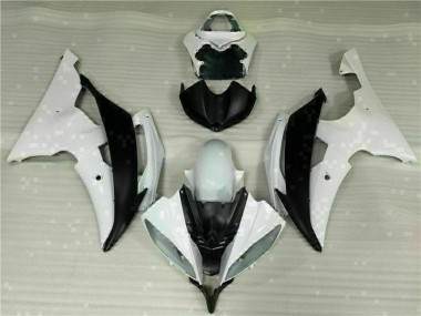 Kits Completo Carenagem Yamaha R6 2008-2016 - Branco Preto