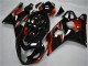 Carenagens Moto Suzuki GSXR 600/750 2004-2005 - Preto Brilhante Vermelho Listra