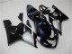 Carenagens Moto Suzuki GSXR 600/750 2004-2005 - Preto Brilhante Prata Azul