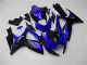 Carenagens Moto Suzuki GSXR 600/750 2006-2007 - Azul Preto Brilhante