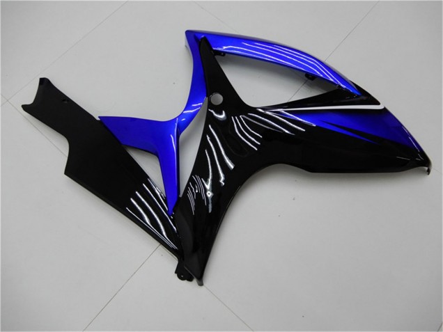Carenagens Moto Suzuki GSXR 600/750 2006-2007 - Azul Preto Brilhante