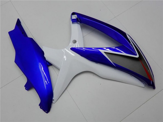Carenagens Moto Suzuki GSXR 600/750 2008-2010 - Branco Azul Preto Vermelho Linha