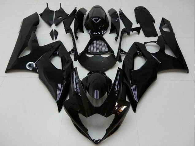 Kits Carenagem Moto Suzuki GSXR 1000 2005-2006 - Preto Brilhante