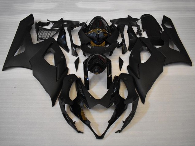 Kits Carenagens Moto Suzuki GSXR 1000 2005-2006 - Preto Brilhante Preto Fosco