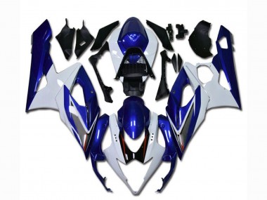 Carenagem Moto Suzuki GSXR 1000 2005-2006 - Branco Azul
