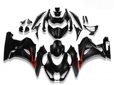 Carenagens Moto Suzuki GSXR 1000 2017-2024 - Preto Vermelho