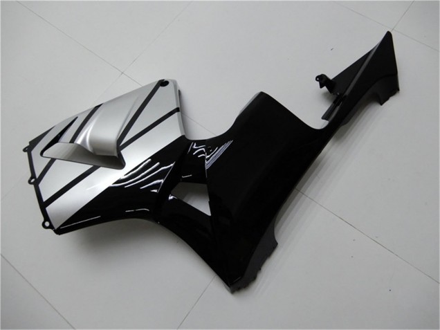 Carenagens Moto Honda CBR600RR 2003-2004 - Prata Preto Brilhante Listra