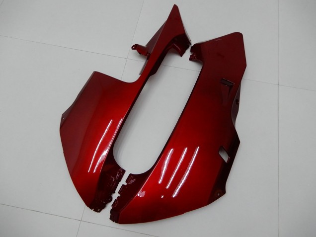 Carenagens Moto Honda CBR600RR 2003-2004 - Vermelho Preto Fosco Listra