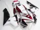 Kits Carenagens Moto Honda CBR600RR 2005-2006 - Branco Vermelho Preto