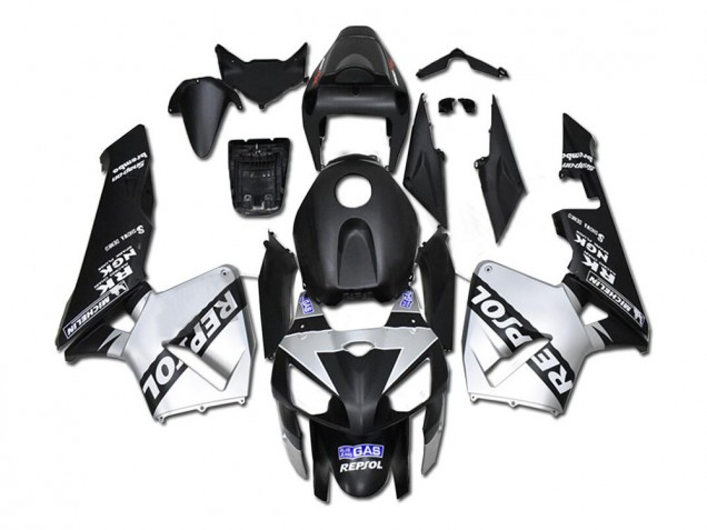 Carenagens Moto Honda CBR600RR 2005-2006 - Preto Prata Repsol
