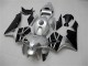 Carenagem Moto Honda CBR600RR 2005-2006 - Prata Preto