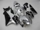 Carenagem Moto Honda CBR600RR 2005-2006 - Prata Preto