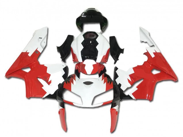 Carenagem Moto Honda CBR600RR 2005-2006 - Branco Vermelho Preto