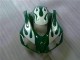 Carenagens Moto Honda CBR1000RR 2006-2007 - Branco Verde Chama