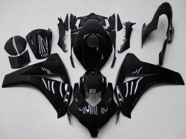 Kits Carenagem Moto Honda CBR1000RR 2008-2011 - Preto Brilhante
