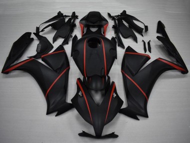 Carenagens Moto Honda CBR1000RR 2012-2016 - Preto Fosco Vermelho