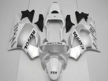 Carenagens Moto Honda CBR900RR 954RR 2002-2003 - Branco Prata Preto Repsol
