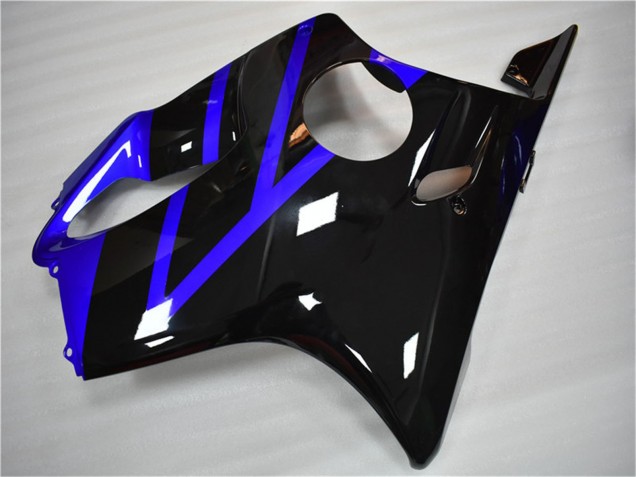 Kits Carenagem Moto Honda CBR600 F4i 2004-2007 - Azul Preto Brilhante